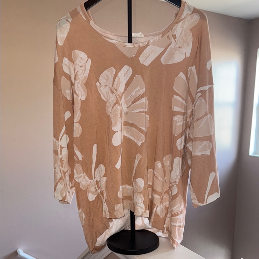 Floral beige/peach Women's Top